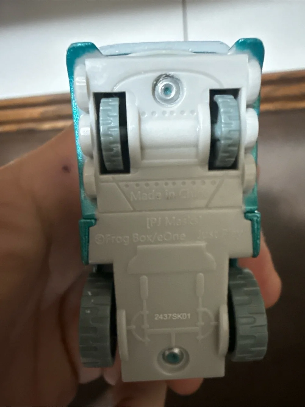 PJ Masks Romeo Mini Vehicle Teal Toy Car Disney Junior